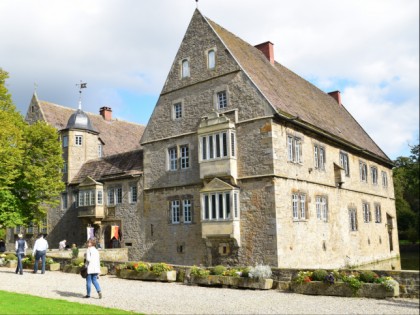 照片: 公园和娱乐活动, 城堡， 要塞和宫殿, Wasserschloss Hülsede, 下萨克森