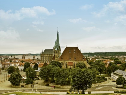 照片: 纪念碑, Domplatz, Dom St. Marien, St. Severikirche, 图林根