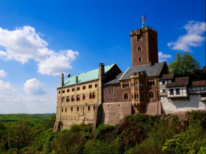 照片: 博物馆和展览会, 城堡， 要塞和宫殿, Wartburg Schloss, 图林根