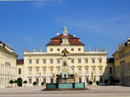 照片: 公园和娱乐活动, 城堡， 要塞和宫殿, Residenzschloss Ludwigsburg , 巴登-符腾堡