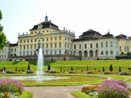 照片: 公园和娱乐活动, 城堡， 要塞和宫殿, Residenzschloss Ludwigsburg , 巴登-符腾堡