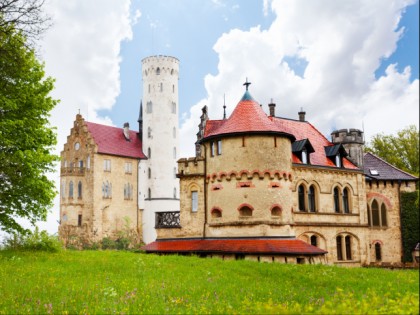 照片: 城堡， 要塞和宫殿, Schloss Lichtenstein, 巴登-符腾堡