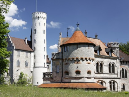 照片: 城堡， 要塞和宫殿, Schloss Lichtenstein, 巴登-符腾堡