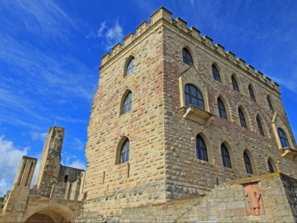 照片: 博物馆和展览会, 城堡， 要塞和宫殿, Hambacher Schloss, 莱茵兰-普法尔茨
